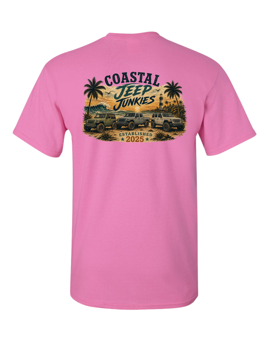 Coastal Jeep Junkies Official Club T-Shirt