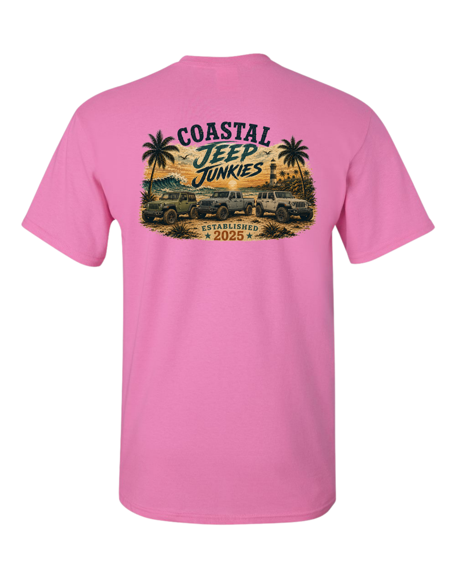 Coastal Jeep Junkies Official Club T-Shirt