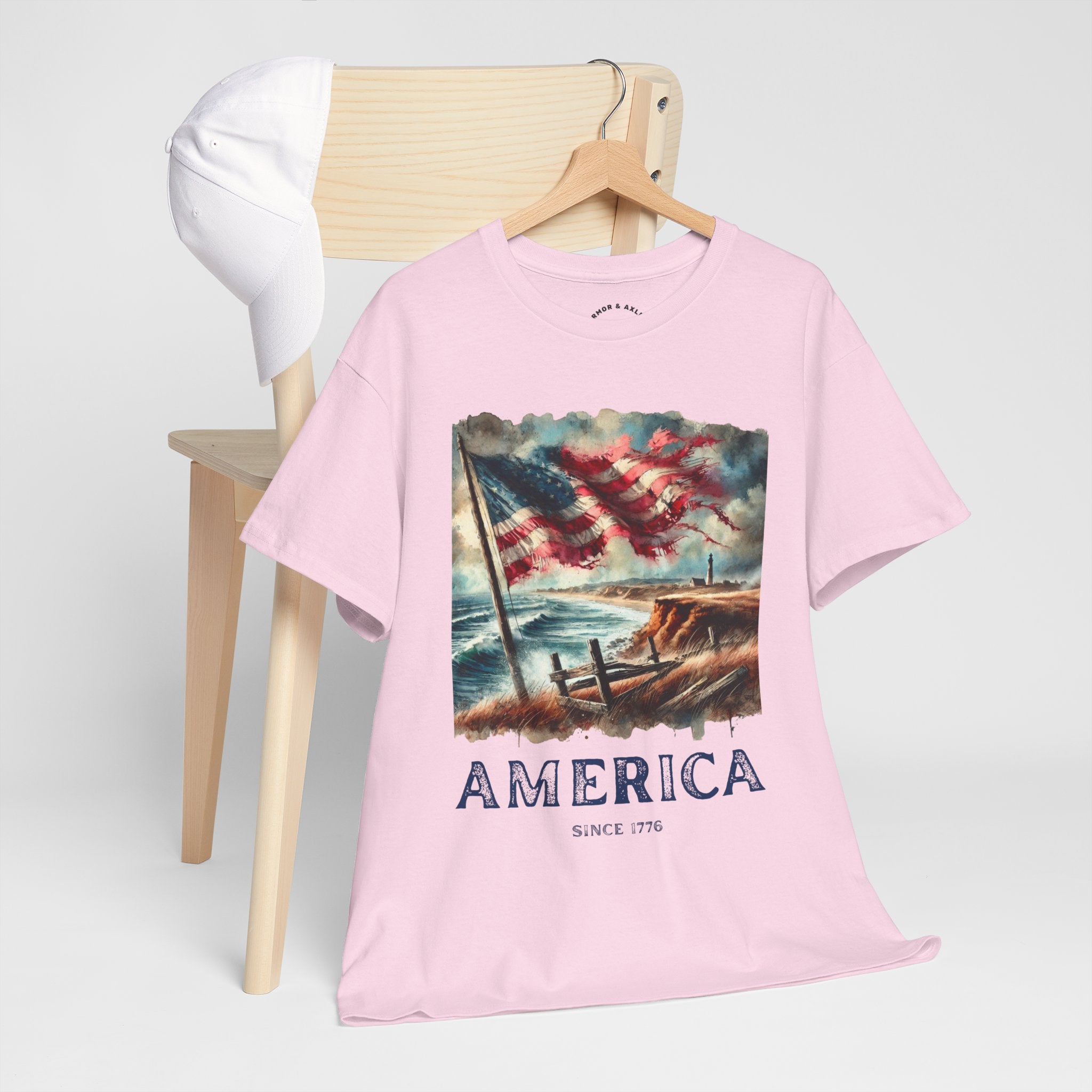 Vintage Style Americana T-Shirt, Casual Summer Tee, 4th of July Shirt, Patriotic Graphic Tee, Gift for Veterans