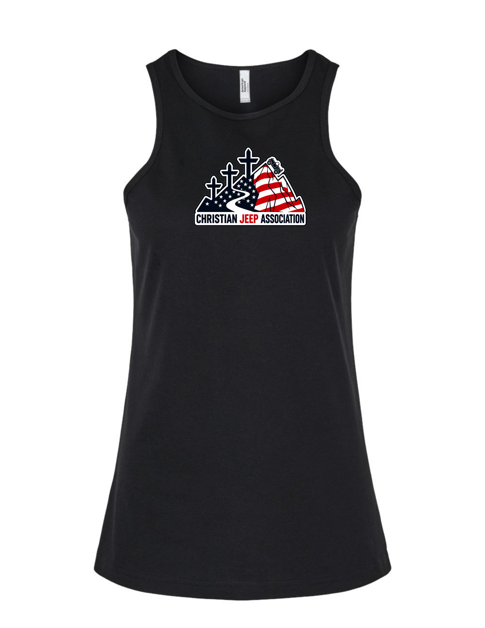 Official Christian Jeep Association Women's Comfort Tank