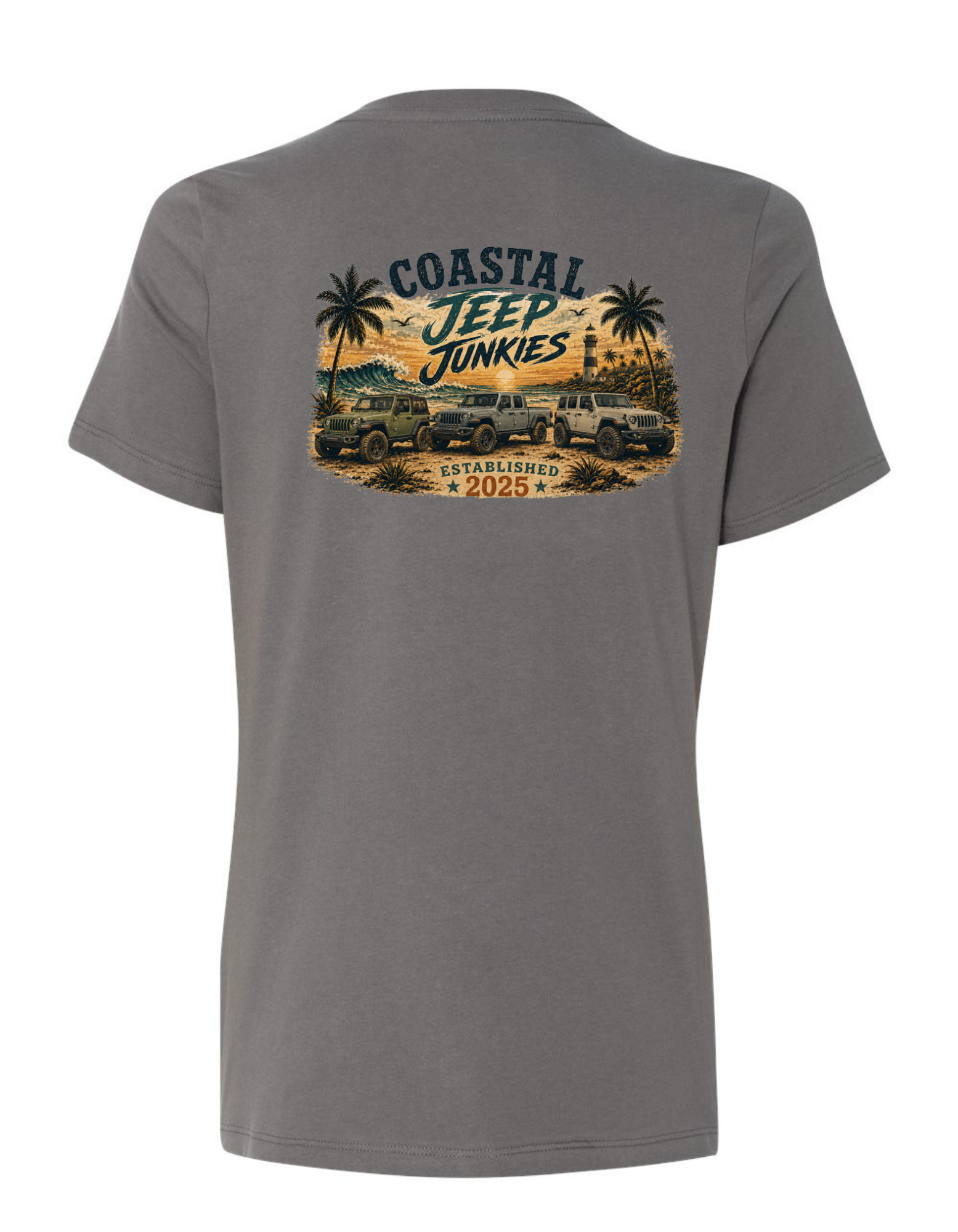 Coastal Jeep Junkies Women's Relaxed V-Neck Tee