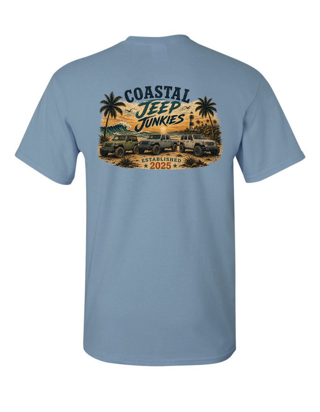 Coastal Jeep Junkies Official Club T-Shirt