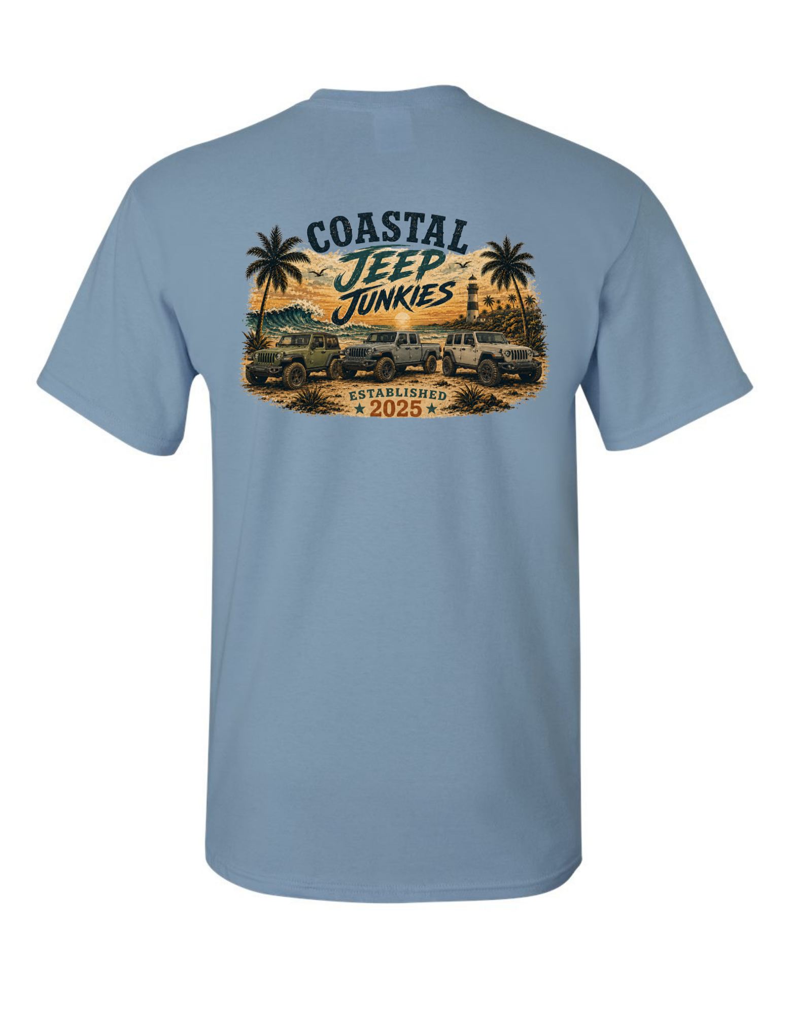 Coastal Jeep Junkies Official Club T-Shirt