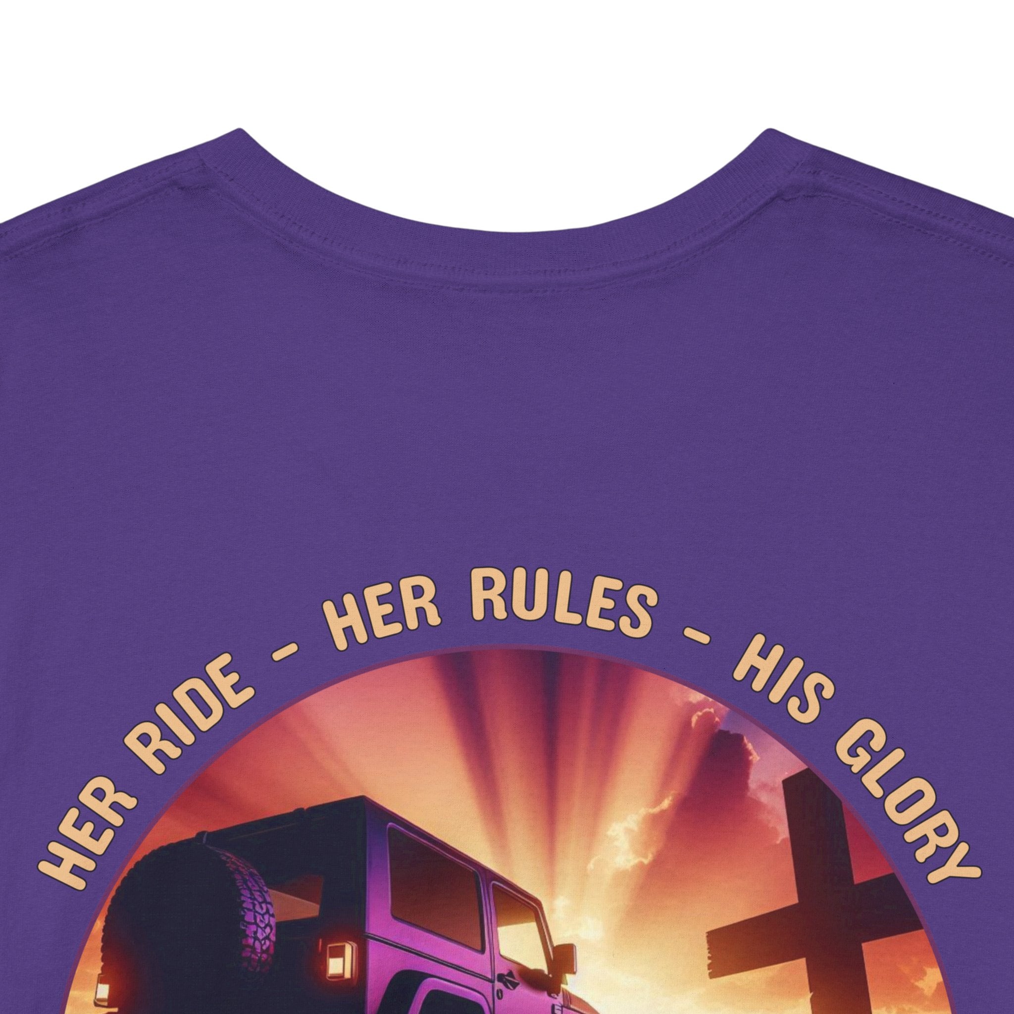 Her Ride • Her Rules • His Glory Ladies’ T-Shirt