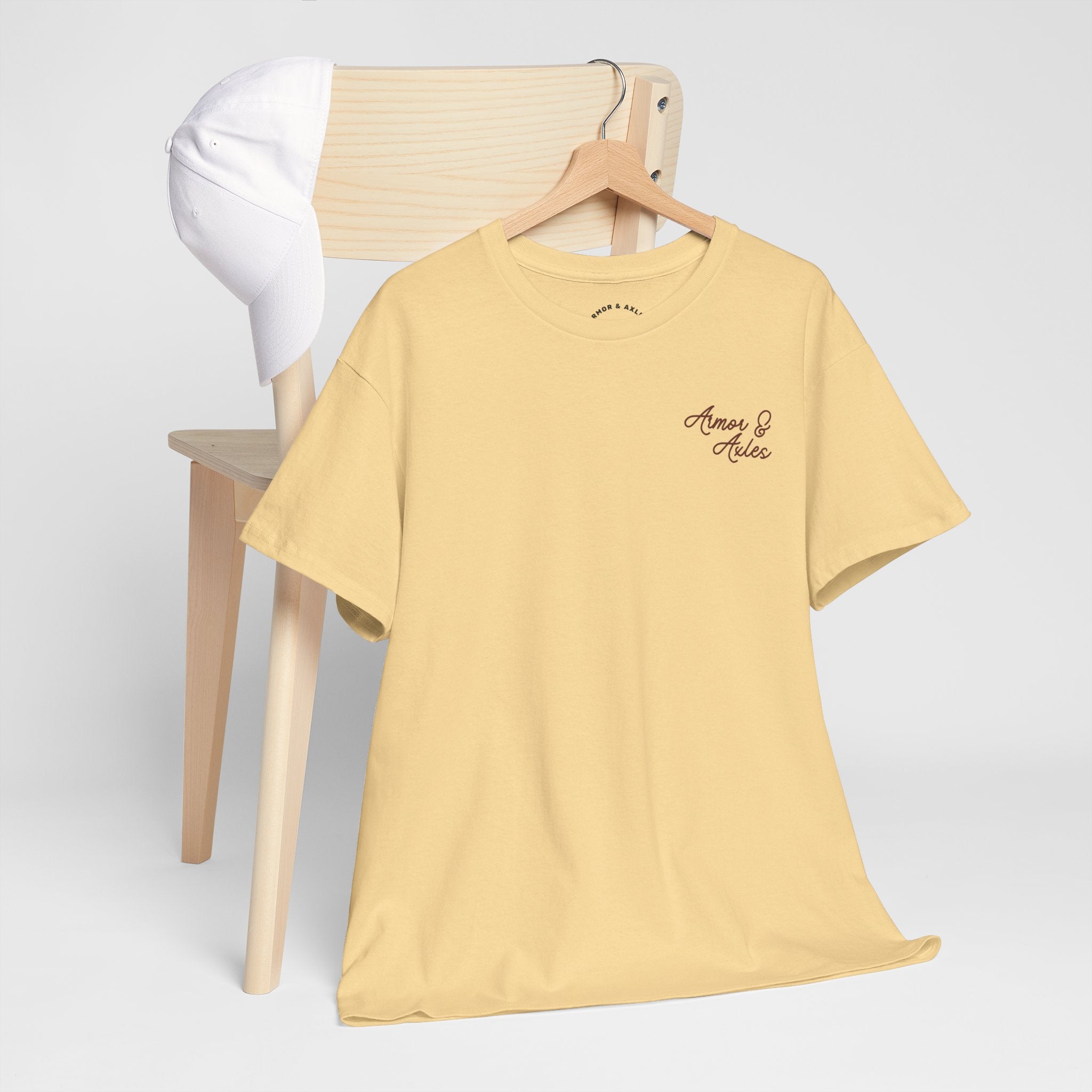 Find Your Peace Christian off-road t-shirt

Faith-based trail life heavy cotton t-shirt

Christian outdoor lifestyle apparel by Armor & Axles