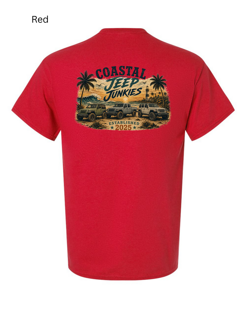 Coastal Jeep Junkies Official Club T-Shirt