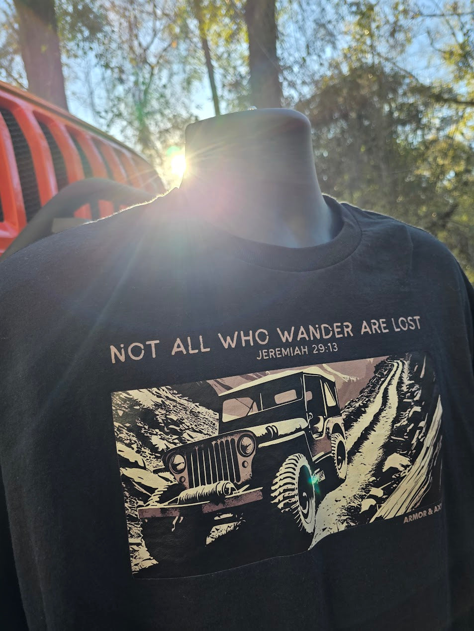 Not All Who Wander Are Lost T-Shirt - Jeremiah 29:13