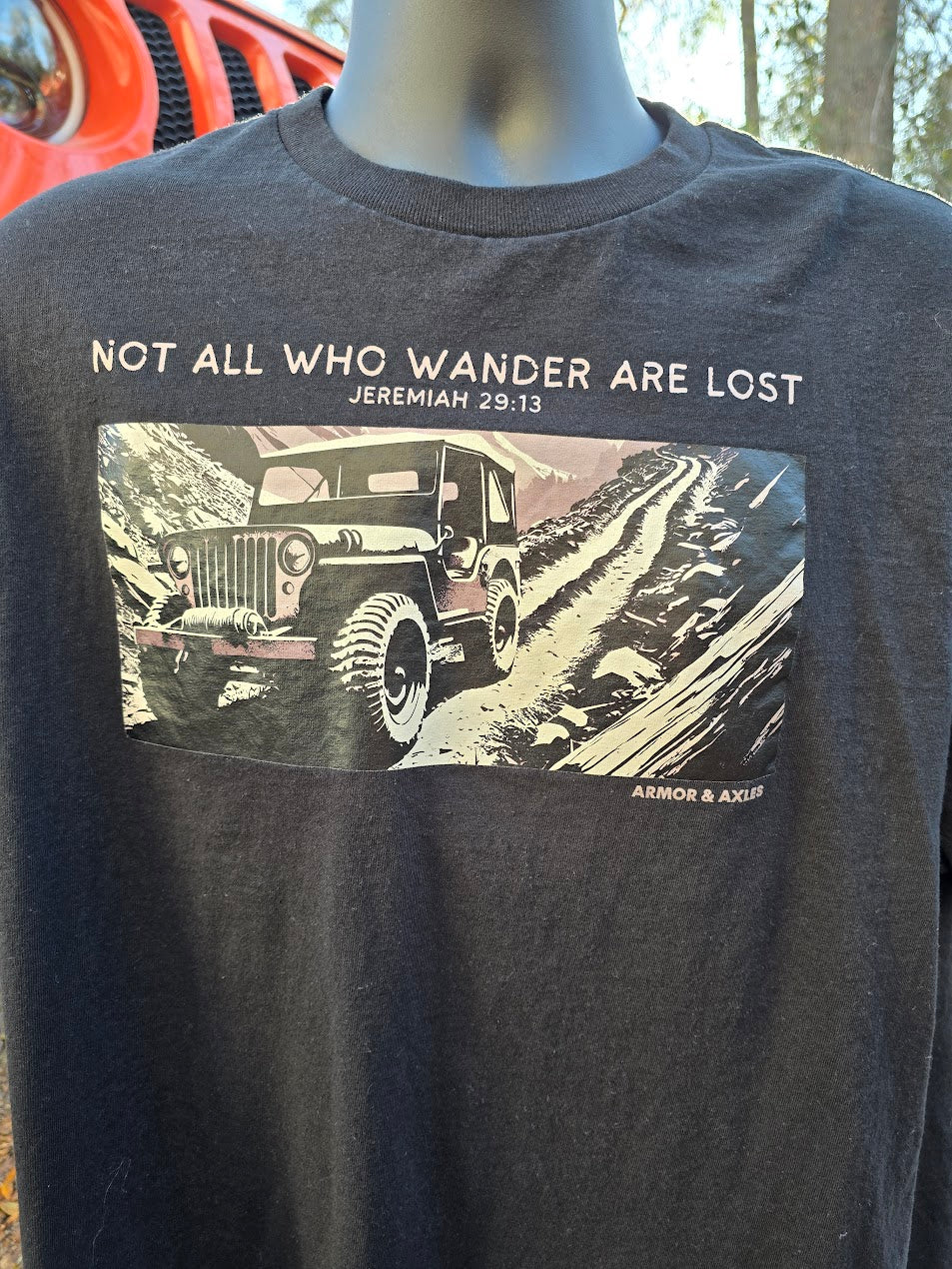 Not All Who Wander Are Lost T-Shirt - Jeremiah 29:13