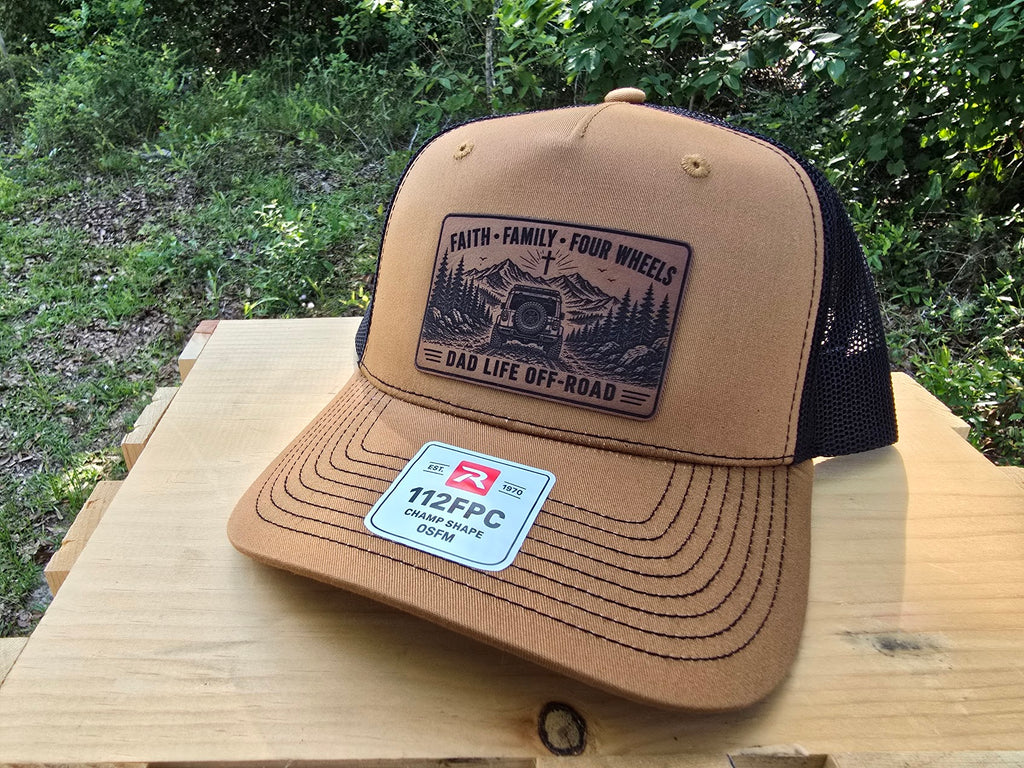 Faith Family Four Wheels Hat | Dad Life Off-Road