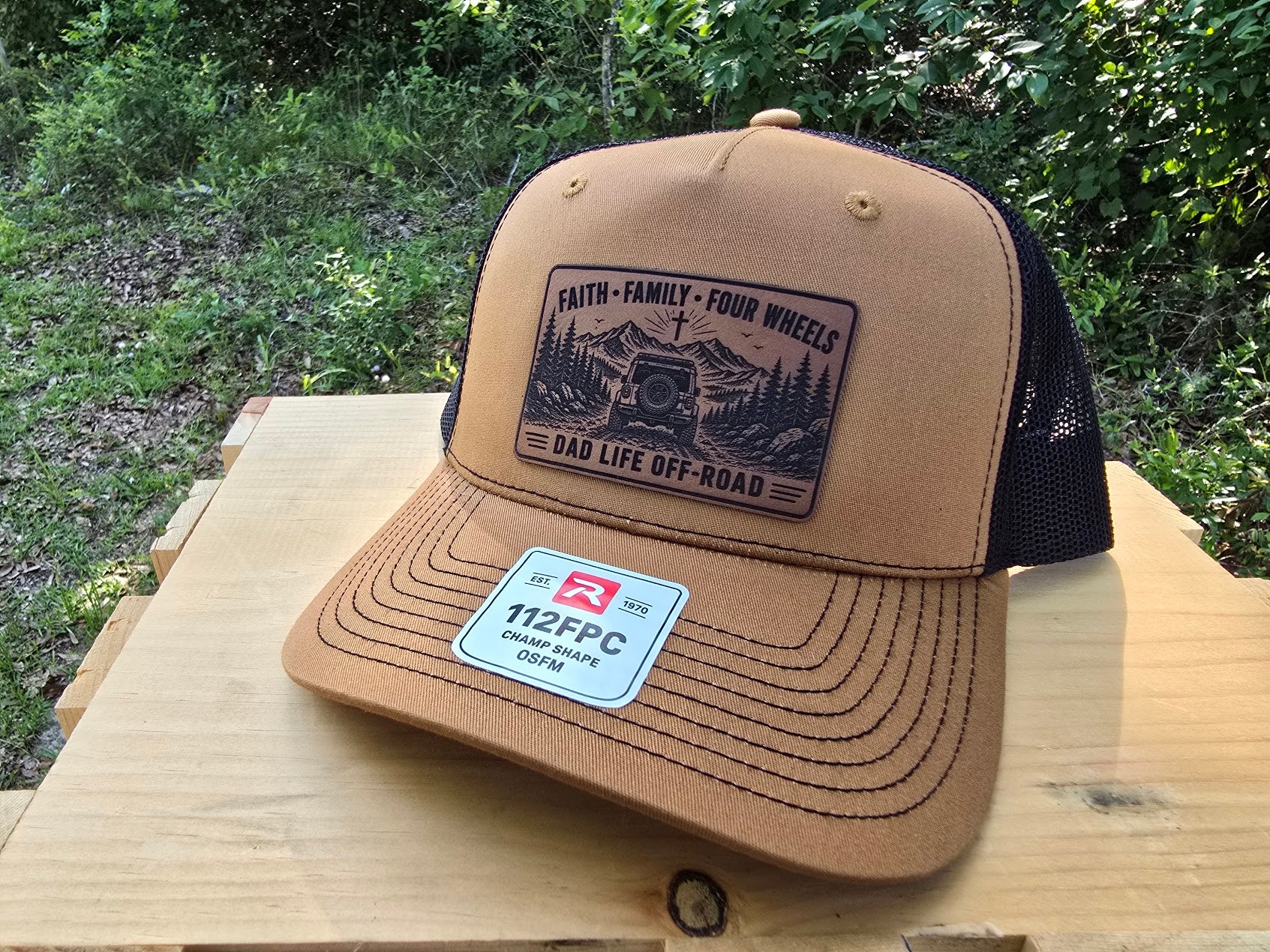 Faith Family Four Wheels Hat | Dad Life Off-Road