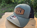 Under God Since 1776 Leather Patch Hat | Psalm 33:12 Richardson 112 Trucker