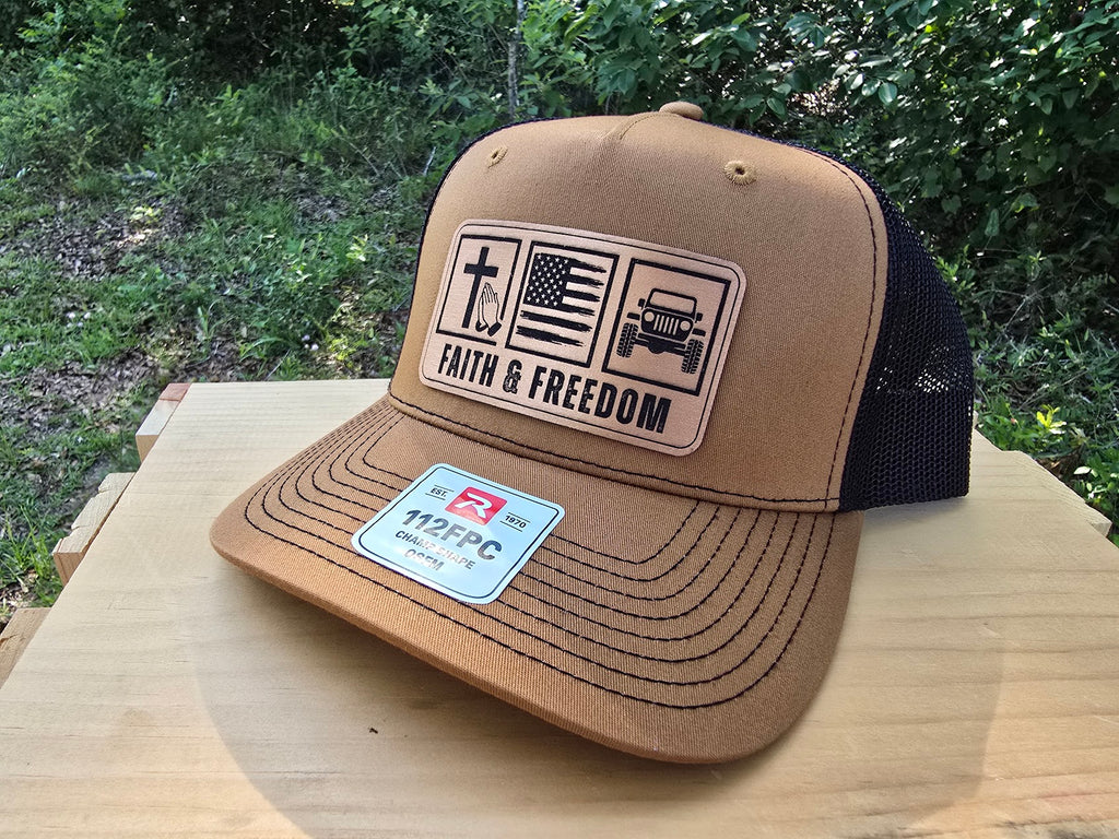 Faith & Freedom Hat Patch Hat Richardson 112FP