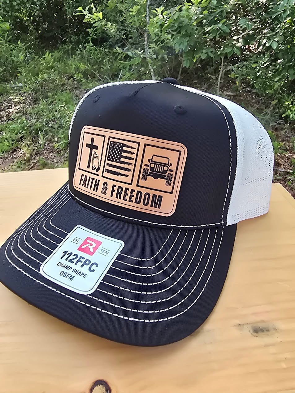 Faith & Freedom Hat Patch Hat Richardson 112FP