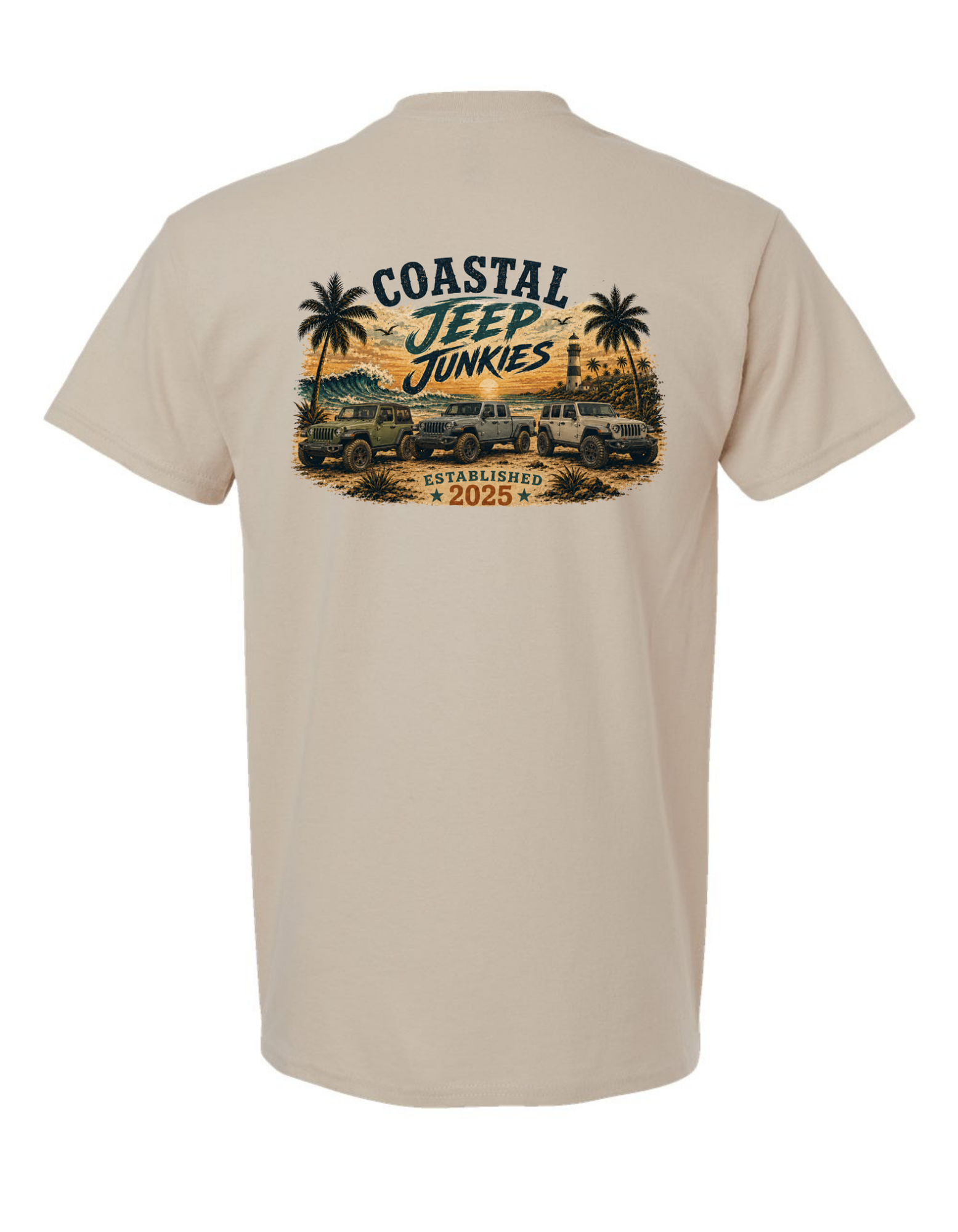 Coastal Jeep Junkies Official Club T-Shirt