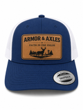 Faith in the Fields Leather Patch Hat | Armor & Axles Trucker Cap