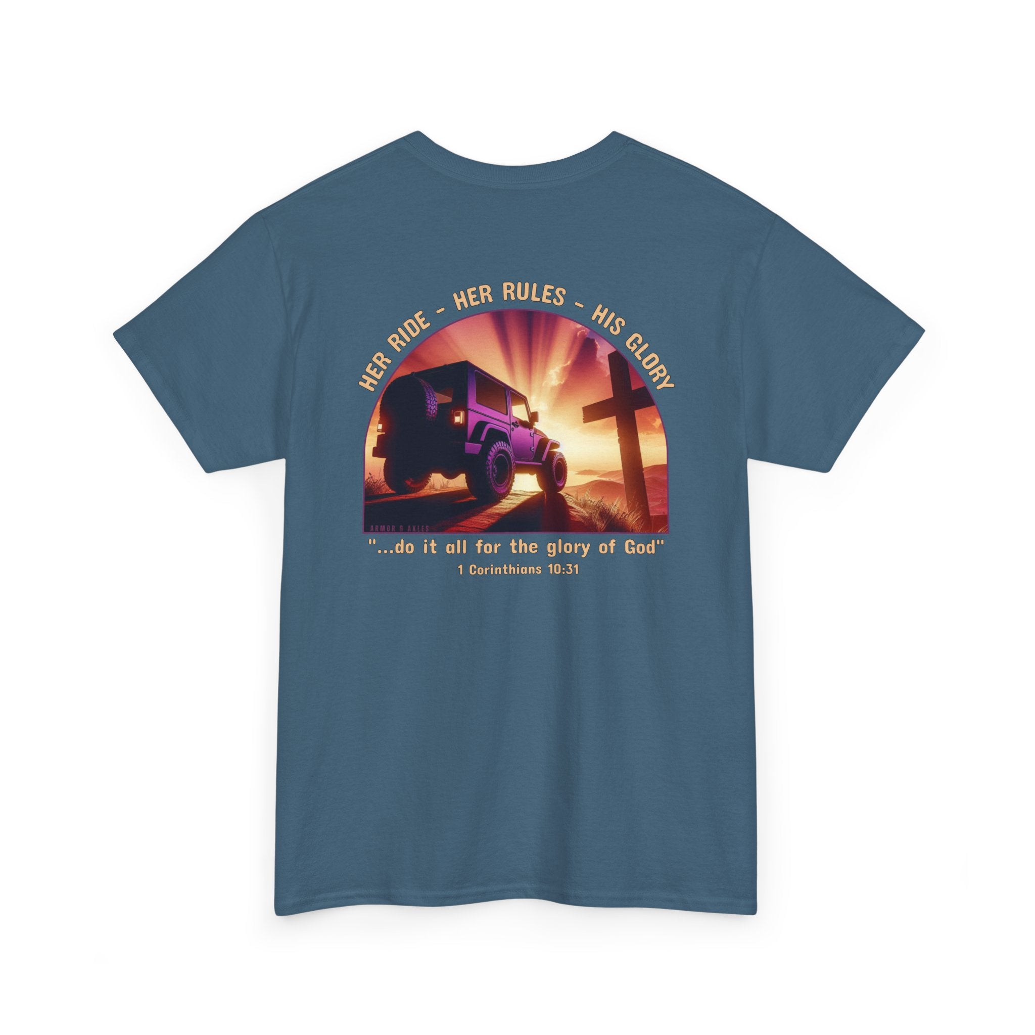 Her Ride • Her Rules • His Glory Ladies’ T-Shirt