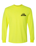 CJA Trail Guide DryBlend® Long Sleeve Tee – Safety Green