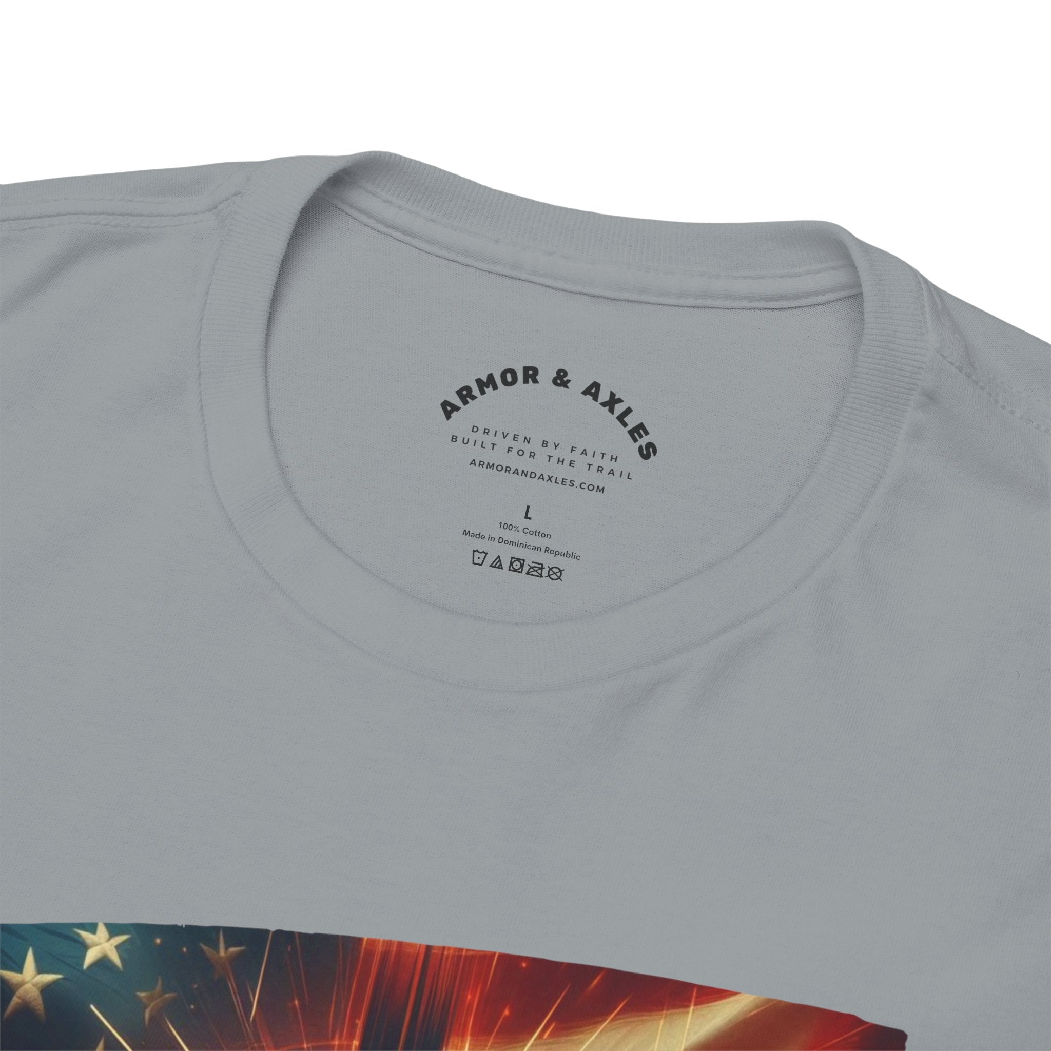 Radiant Cross American Flag T-Shirt