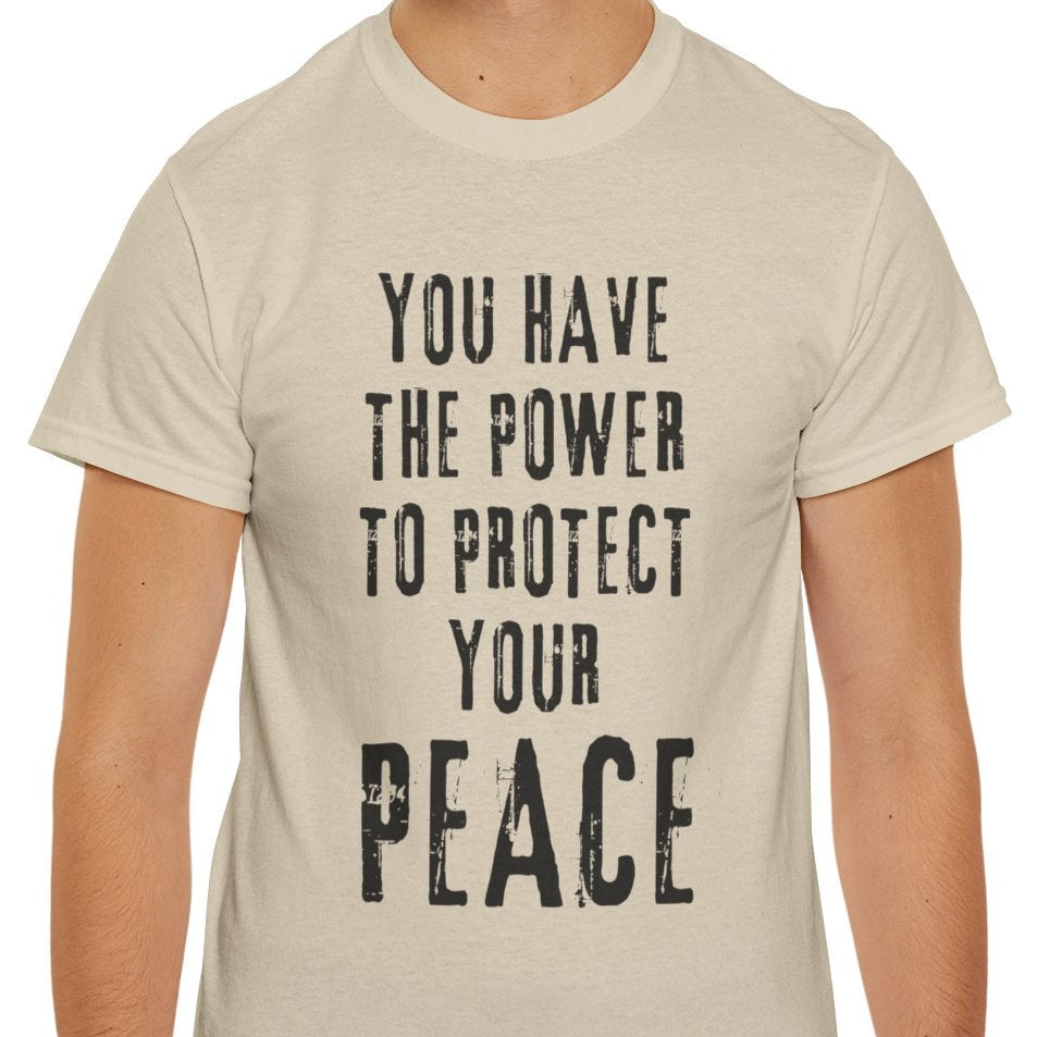 Protect Your Peace Christian Faith T-Shirt | Inspirational Scripture Tee