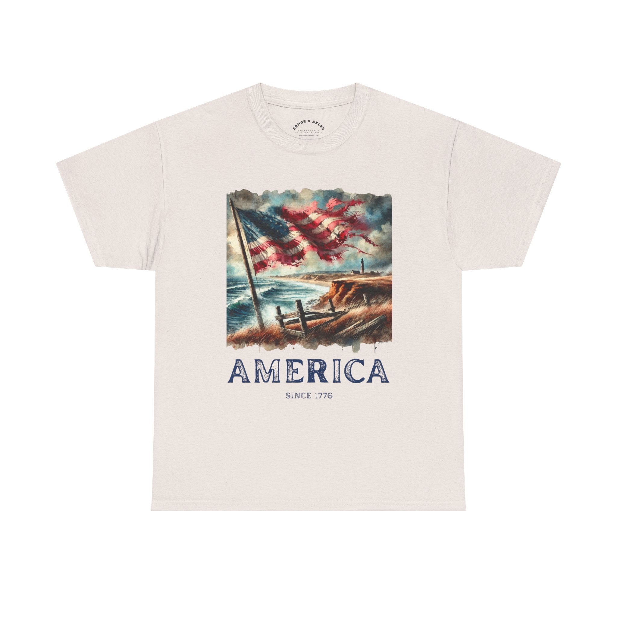 Vintage Style Americana T-Shirt, Casual Summer Tee, 4th of July Shirt, Patriotic Graphic Tee, Gift for Veterans