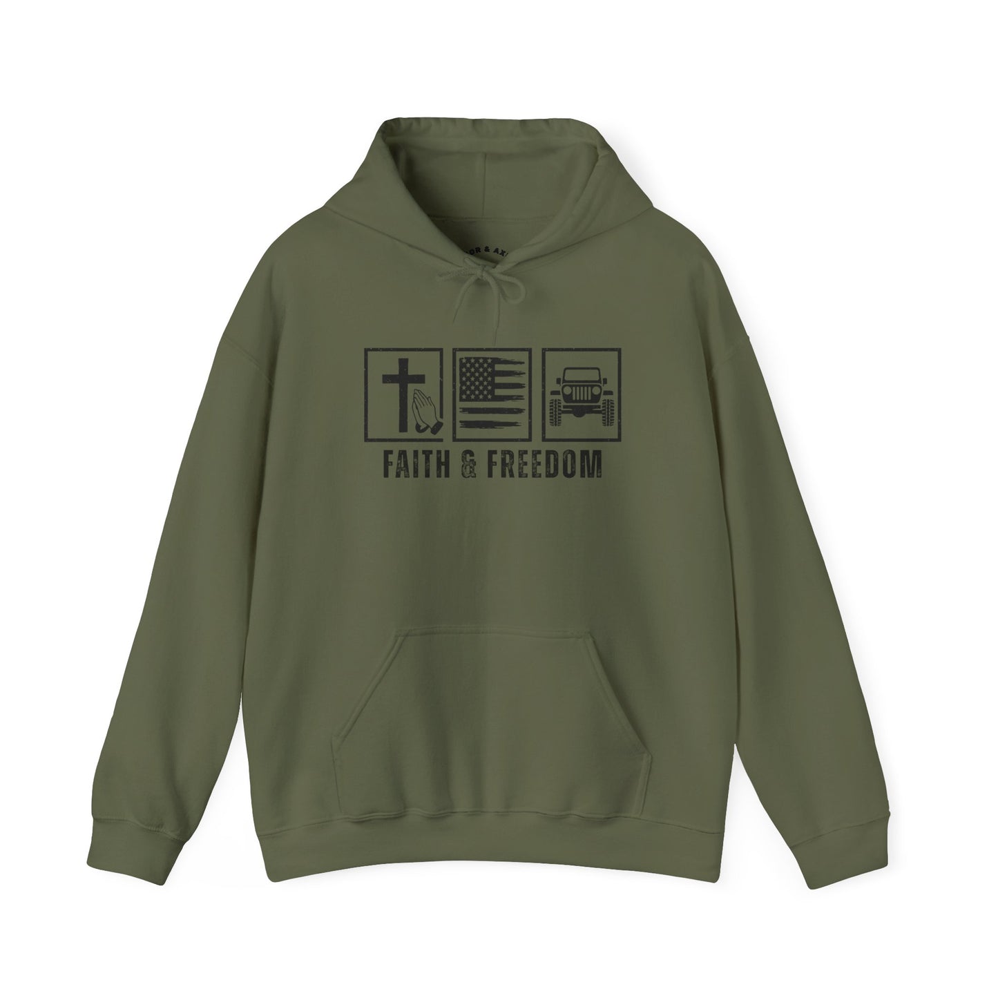Faith and Freedom Hooded Sweatshirt