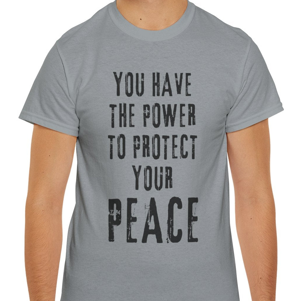 Protect Your Peace Christian Faith T-Shirt | Inspirational Scripture Tee