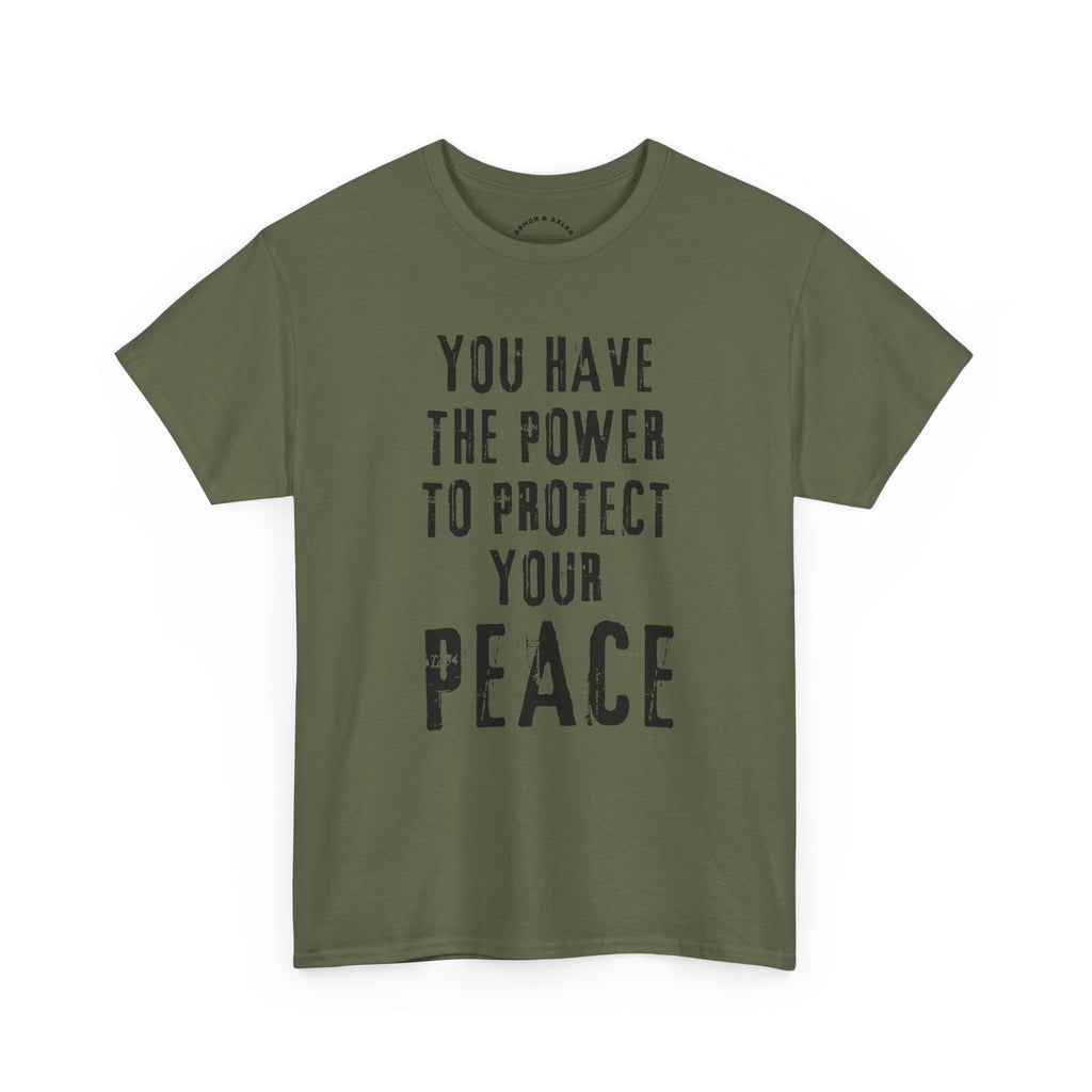 Protect Your Peace Christian Faith T-Shirt | Inspirational Scripture Tee