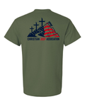 Official Christian Jeep Association Patriotic Off-Road T-Shirt