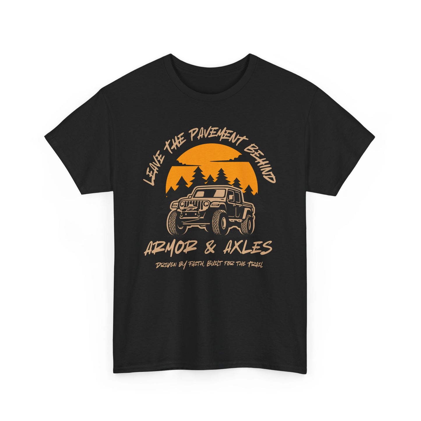 Leave The Pavement Behind Heavy Cotton Tee