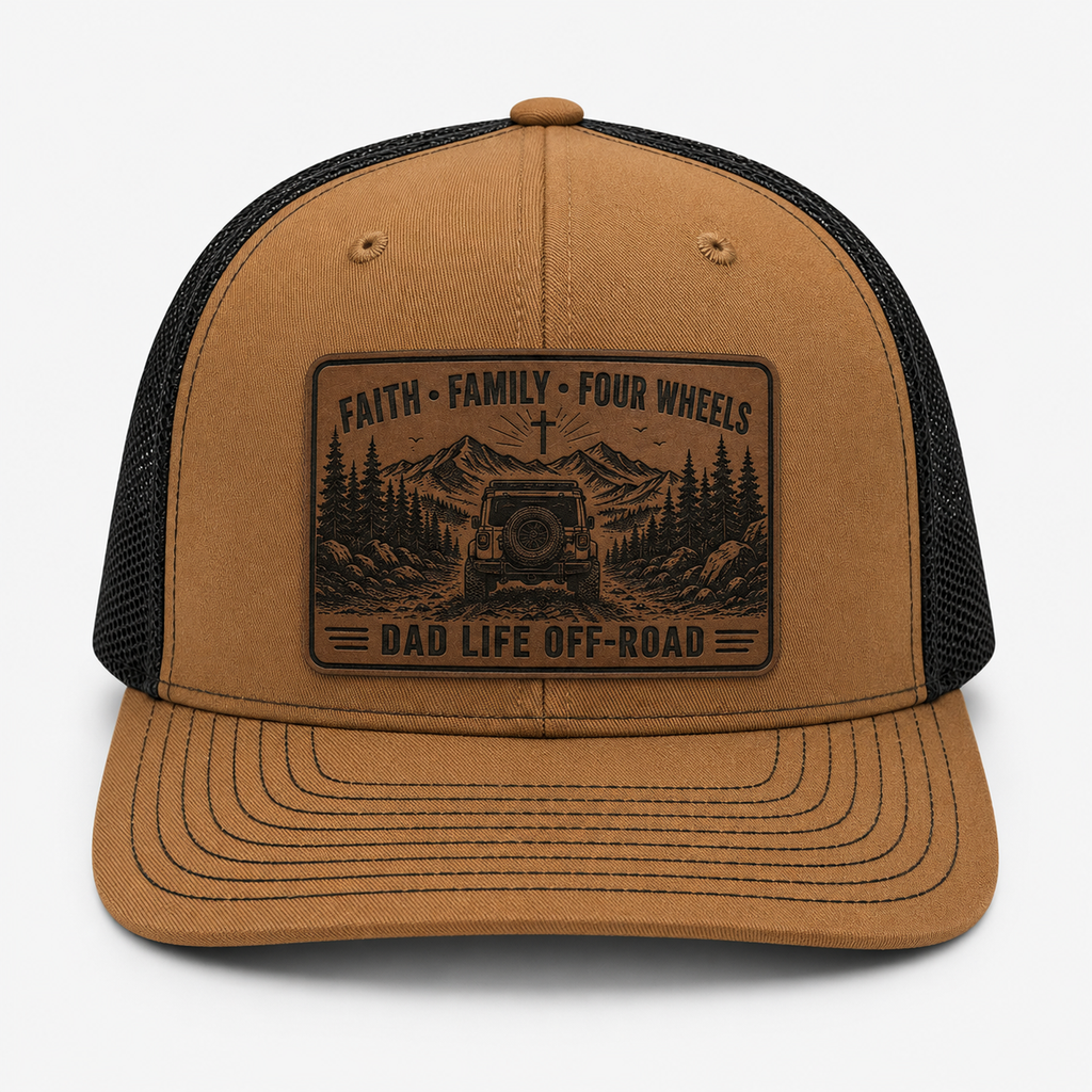 Faith Family Four Wheels Hat | Dad Life Off-Road
