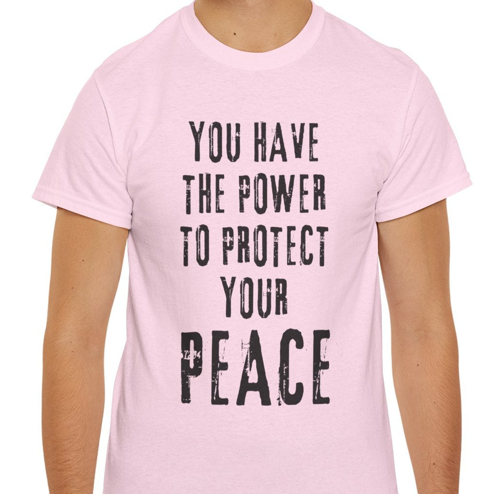 Protect Your Peace Christian Faith T-Shirt | Inspirational Scripture Tee