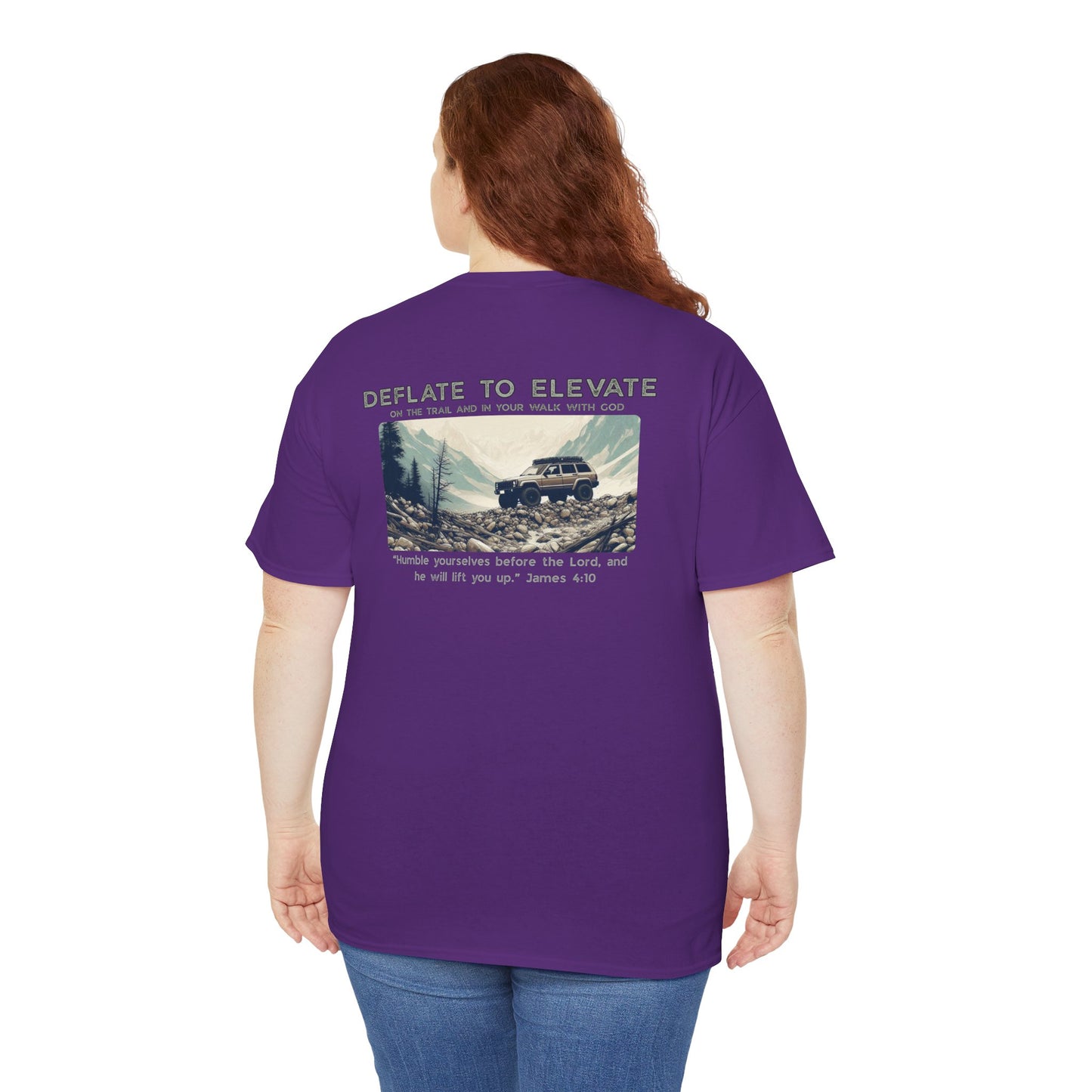 Deflate To Elevate Unisex Heavy Cotton Tee