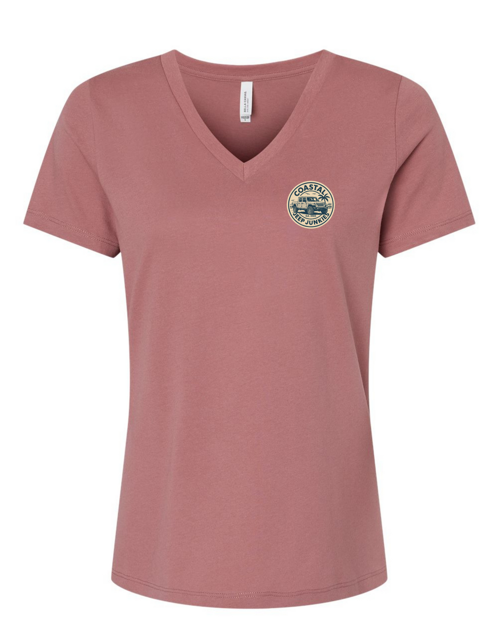 Coastal Jeep Junkies Women's Relaxed V-Neck Tee