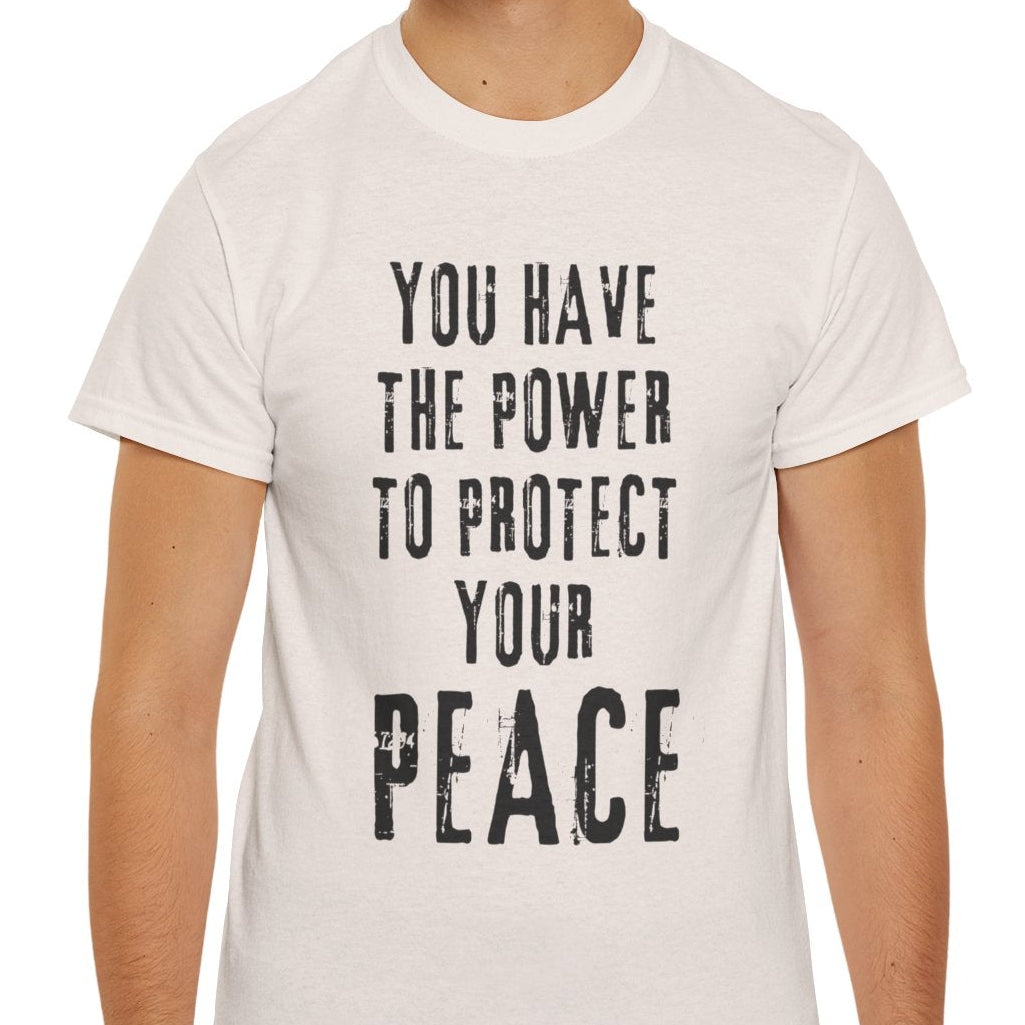 Protect Your Peace Christian Faith T-Shirt | Inspirational Scripture Tee