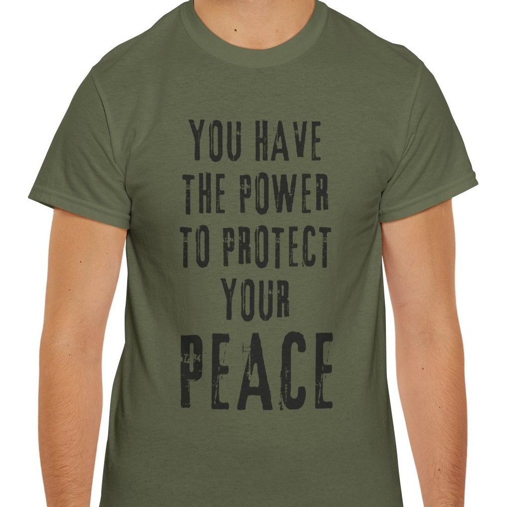 Protect Your Peace Christian Faith T-Shirt | Inspirational Scripture Tee