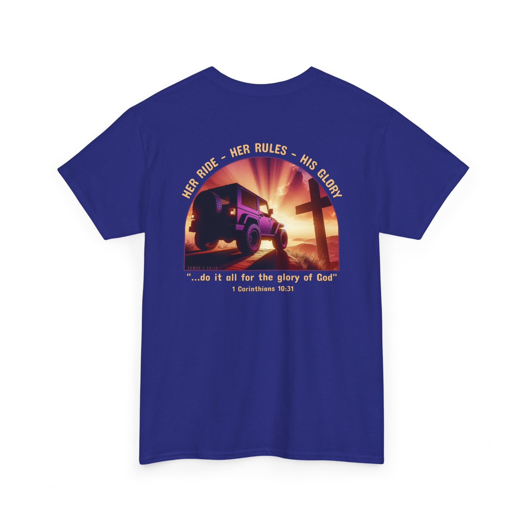 Her Ride • Her Rules • His Glory Ladies’ T-Shirt