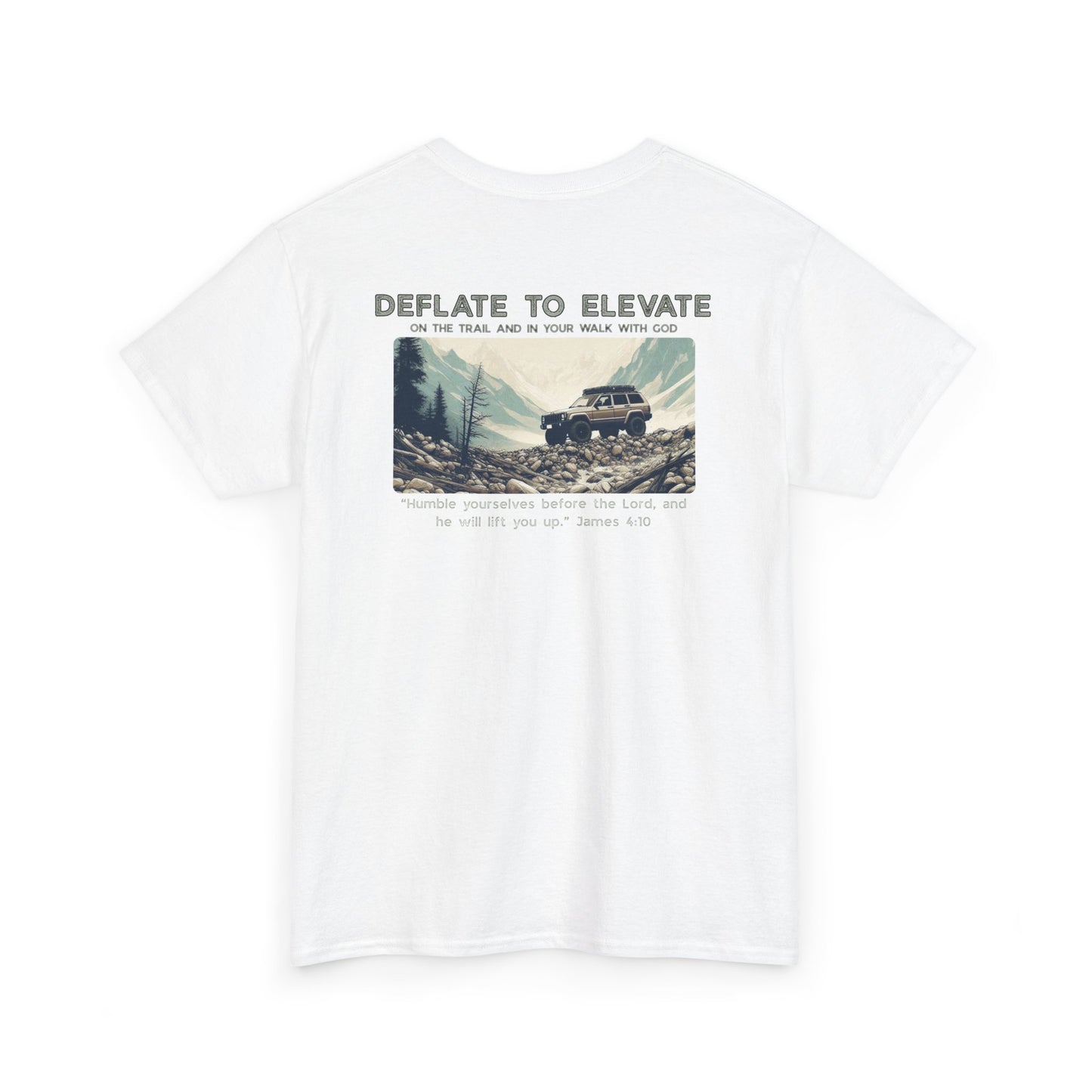 Deflate To Elevate Unisex Heavy Cotton Tee