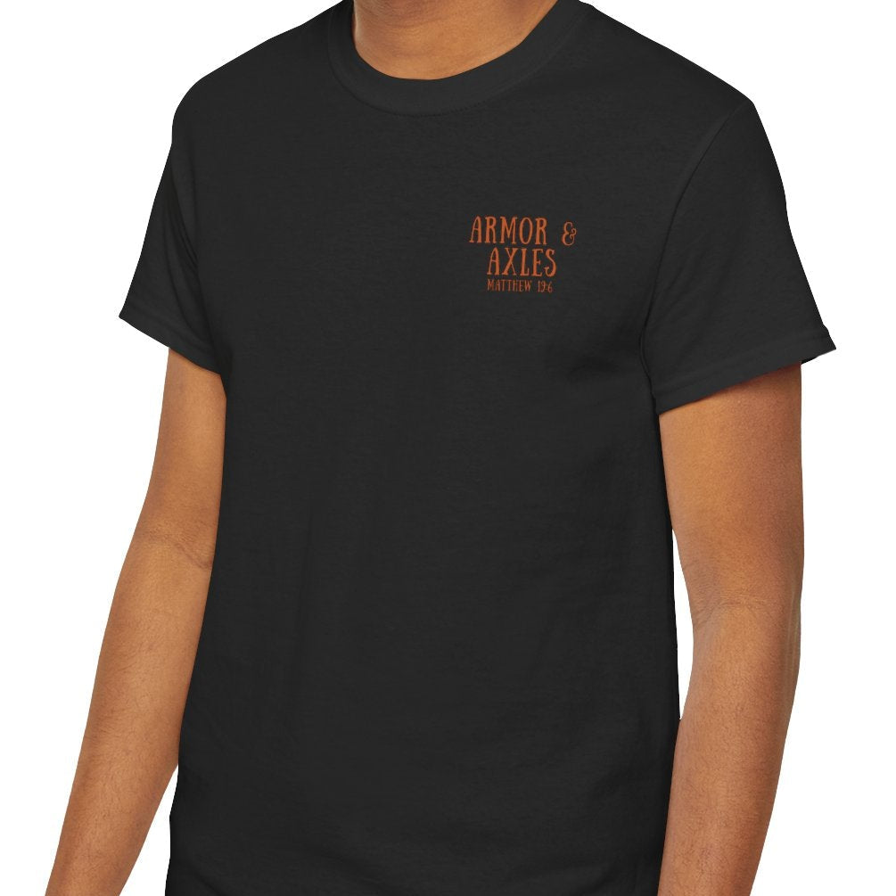 One Journey Christian off-road t-shirt by Armor & Axles

Faith-filled 4x4 t-shirt for off-road and trail lifestyle

Christian faith off-road apparel with minimalist design