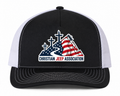Official Christian Jeep Association Patriotic Trucker Hat
