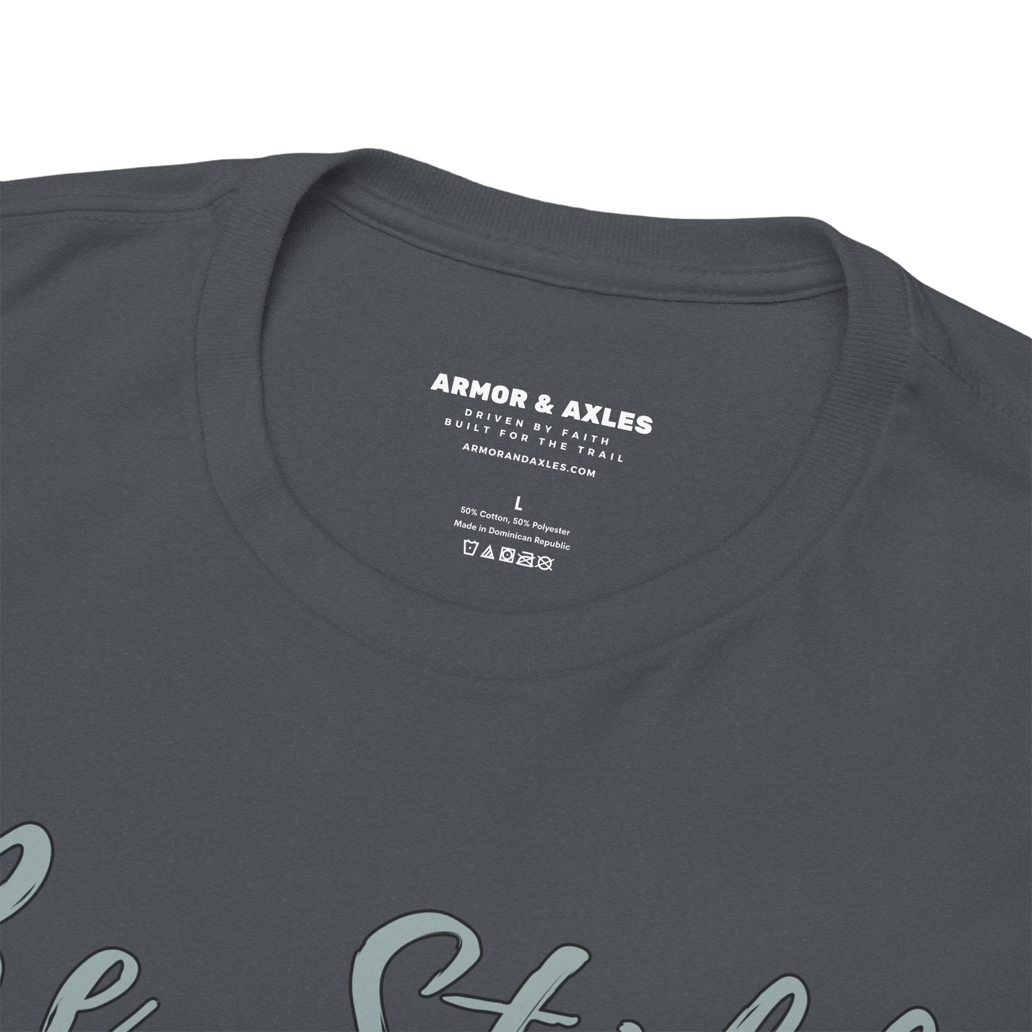 Be Still Inspirational 4x4 Mountain Sunset Tee – Psalms 46:10