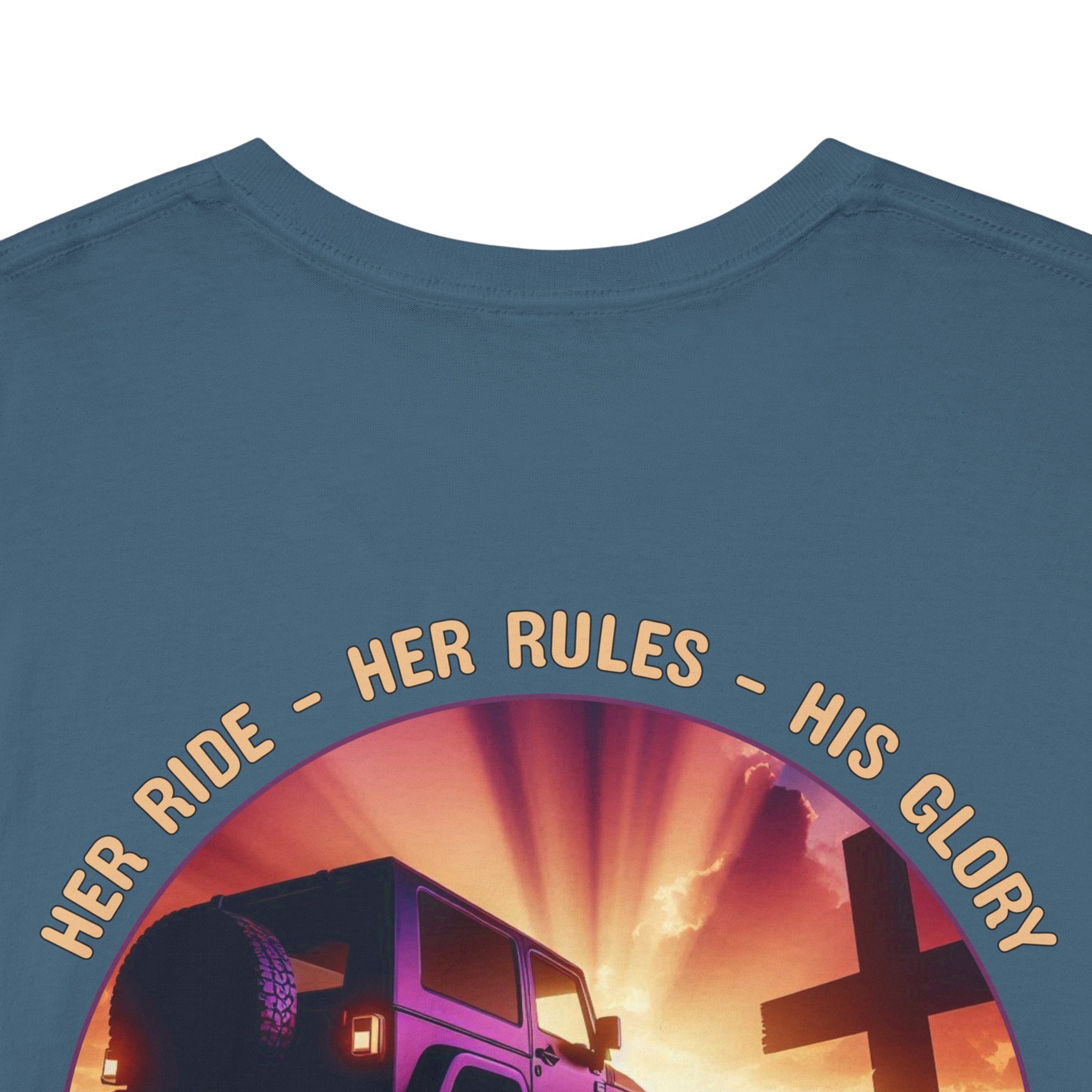 Her Ride • Her Rules • His Glory Ladies’ T-Shirt