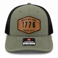 Under God Since 1776 Leather Patch Hat | Psalm 33:12 Richardson 112 Trucker