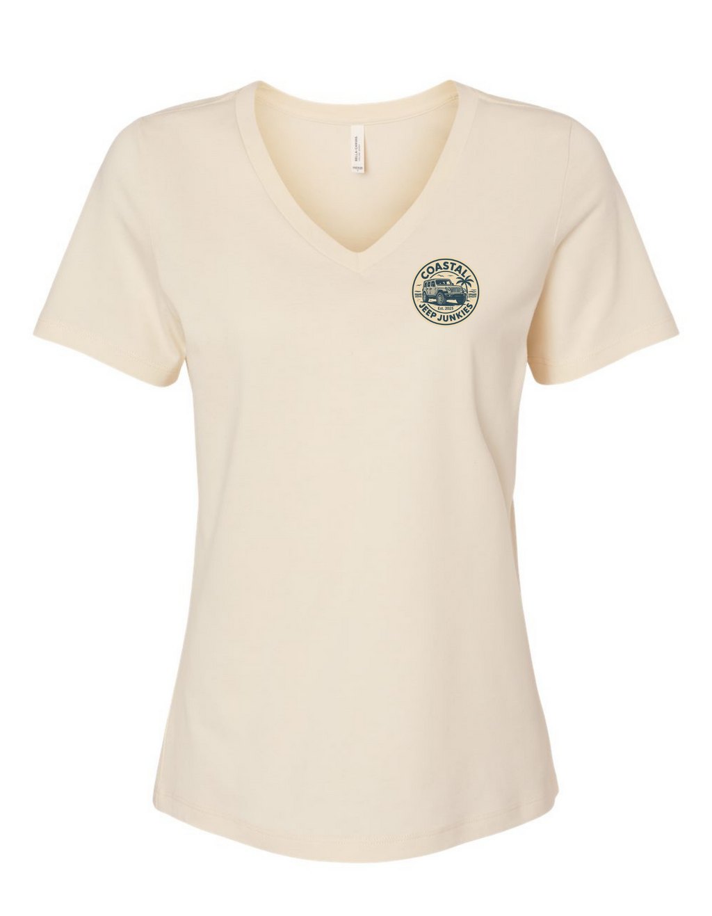 Coastal Jeep Junkies Women's Relaxed V-Neck Tee