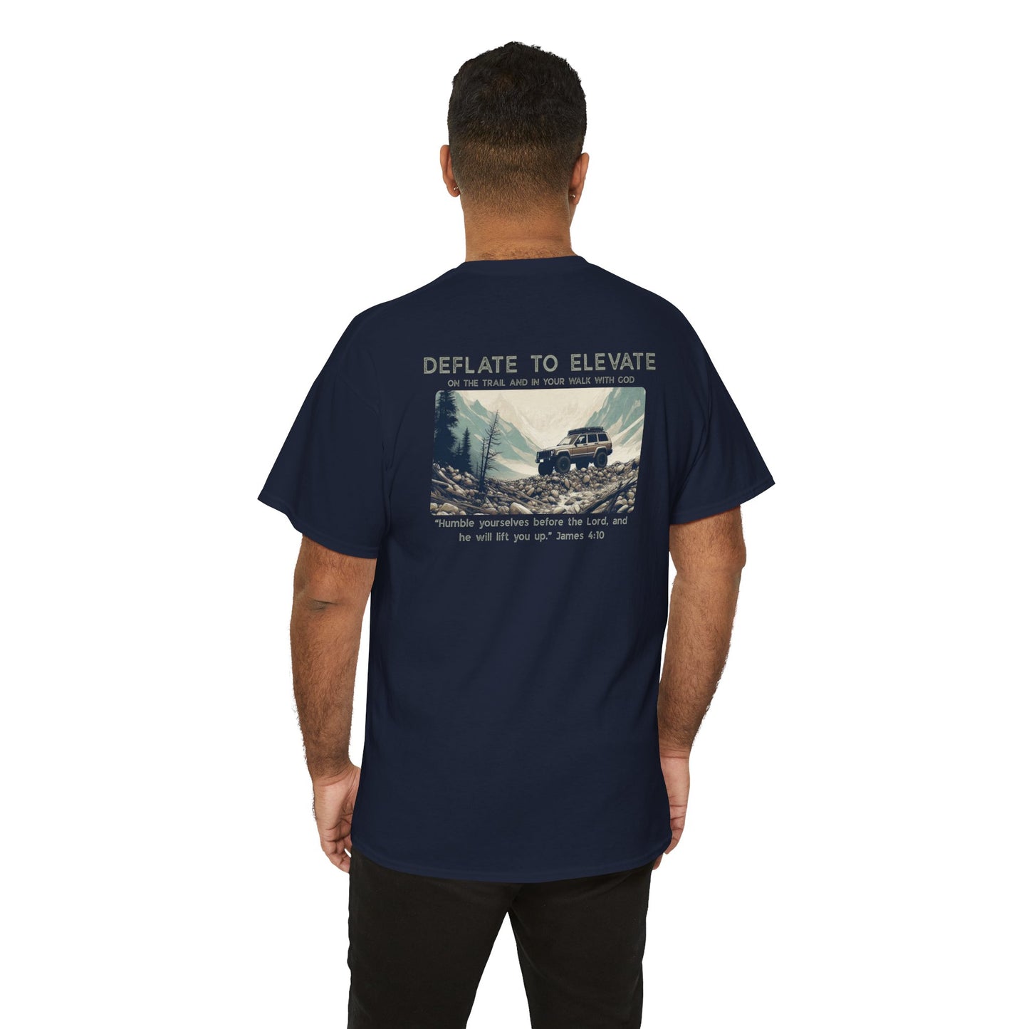 Deflate To Elevate Unisex Heavy Cotton Tee