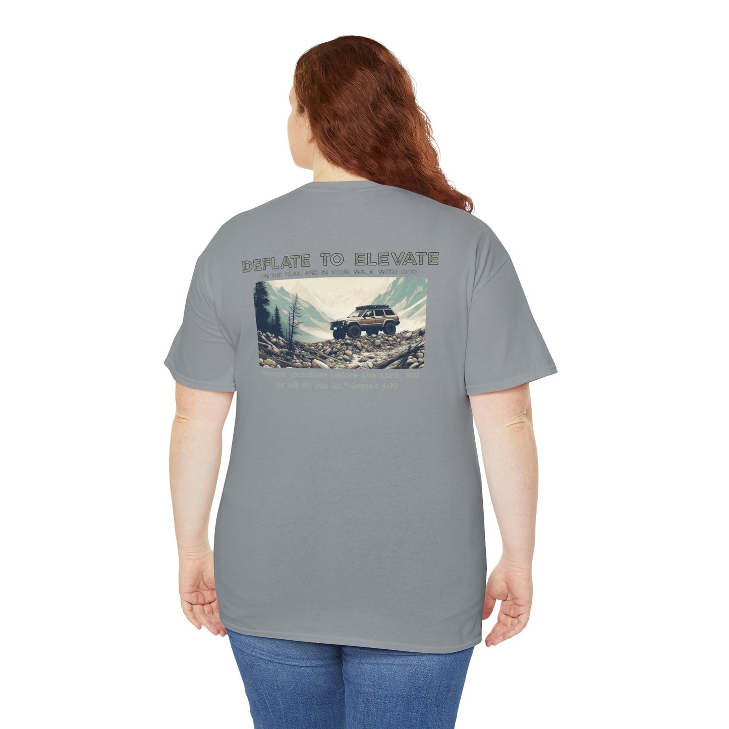 Deflate To Elevate Unisex Heavy Cotton Tee