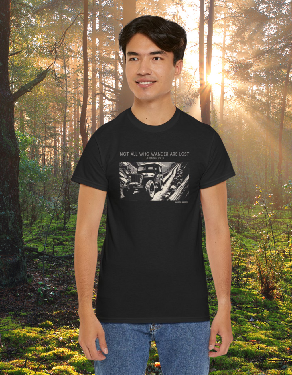 Not All Who Wander Are Lost T-Shirt - Jeremiah 29:13