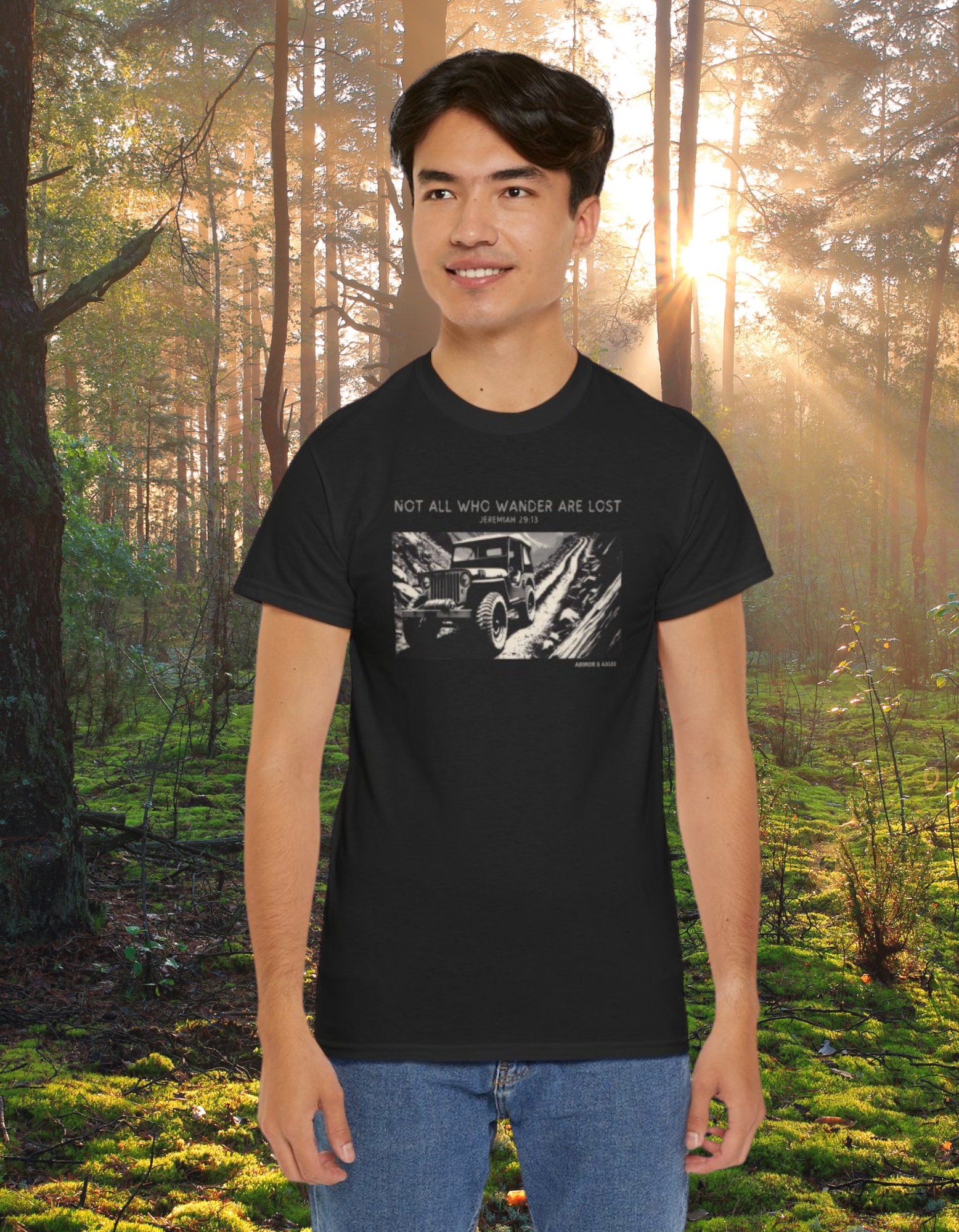 Not All Who Wander Are Lost T-Shirt - Jeremiah 29:13