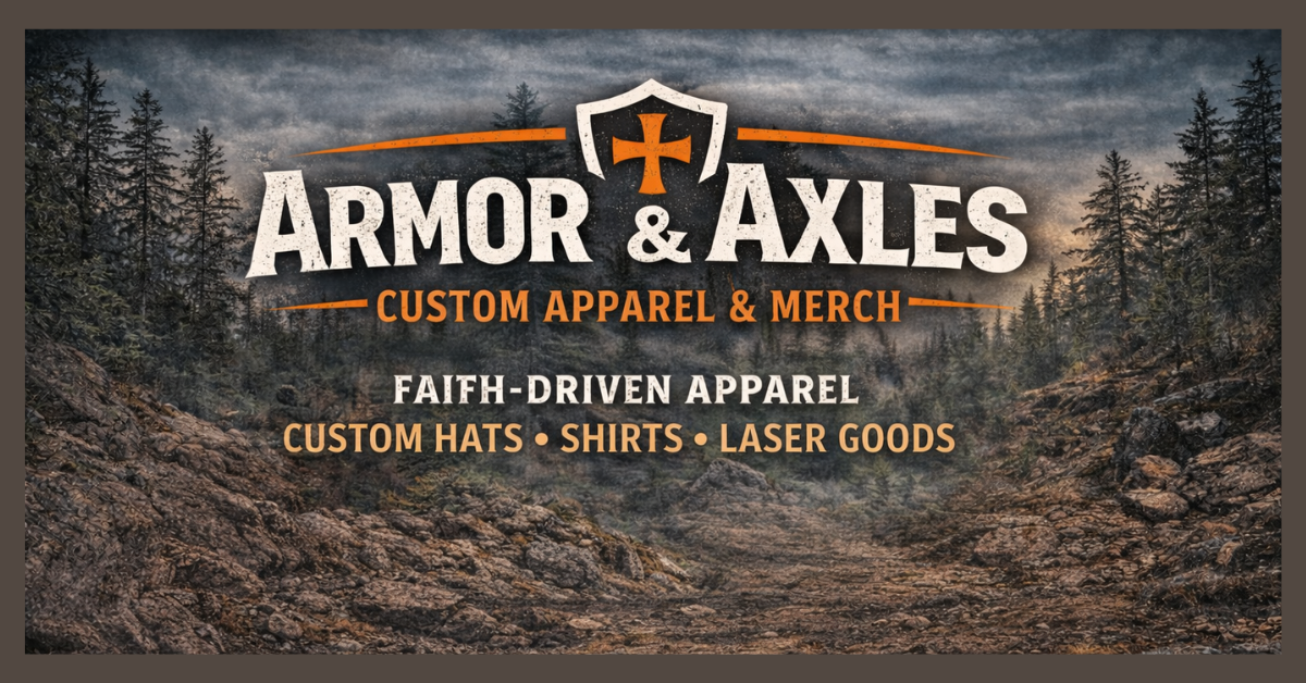 Axle Banner Who We Are | Faith-Led Off-Road & Custom Apparel | Armor & Axles