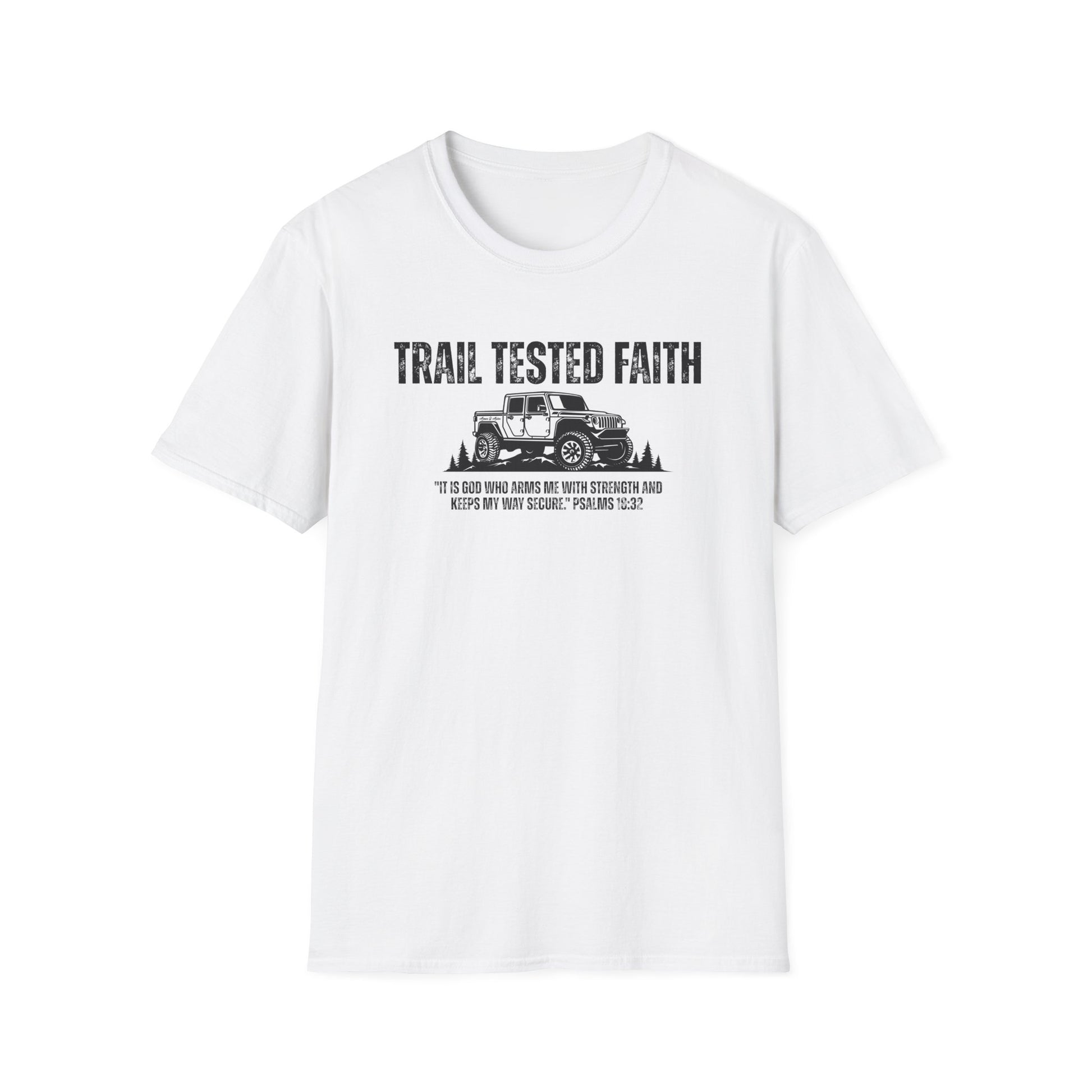 Trail Tested Faith Christian off-road t-shirt

Faith-based 4x4 off-road apparel by Armor & Axles

Christian trail lifestyle t-shirt