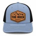 The Rock Leather Patch Hat | Psalm 61:2 Richardson 112FPC Trucker Cap